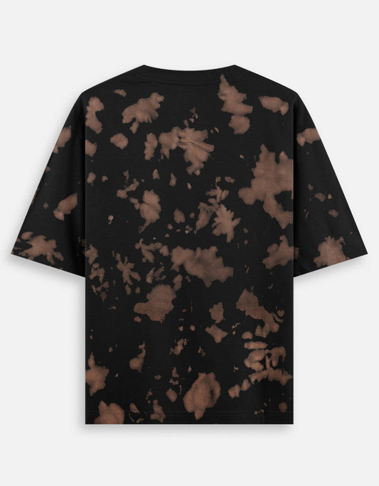 BROWN TIE DYE TEE